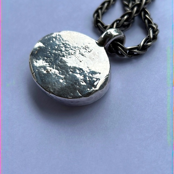 Simon Sebbag Basket Weave Pendant Necklace - Picture 3 of 8